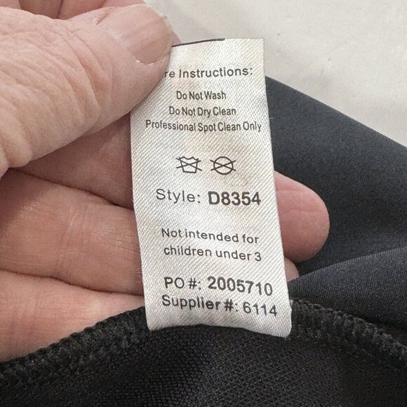 BALERA Black Sequin Fringe Dance‎ Costume Sizes SA/LC Jazz Tap Leotard Outfit - Picture 8 of 12